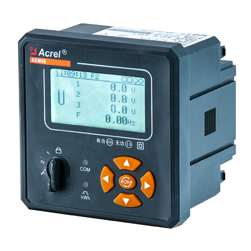 三相嵌入式电能计量表 安科瑞AEM72 分次谐波测量 拨码设计