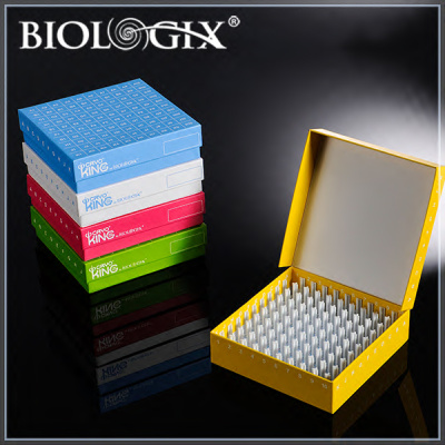 ID-COLOR纸冻存盒，2英寸，81格，彩色混色巴罗克90-8281