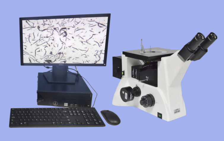 蔡康倒置金相显微镜金相分析系统自动评定级别DMM-480C