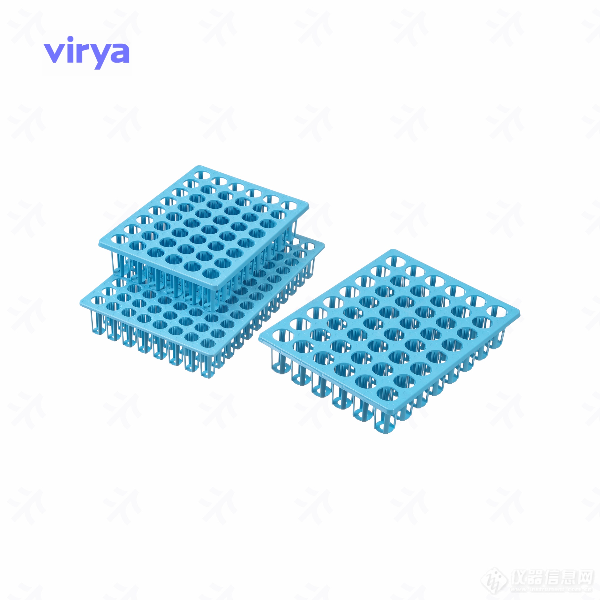 Virya™ 采样管架，PP材质, 48孔，放置20ml采样管，孔径23mm，60架/箱