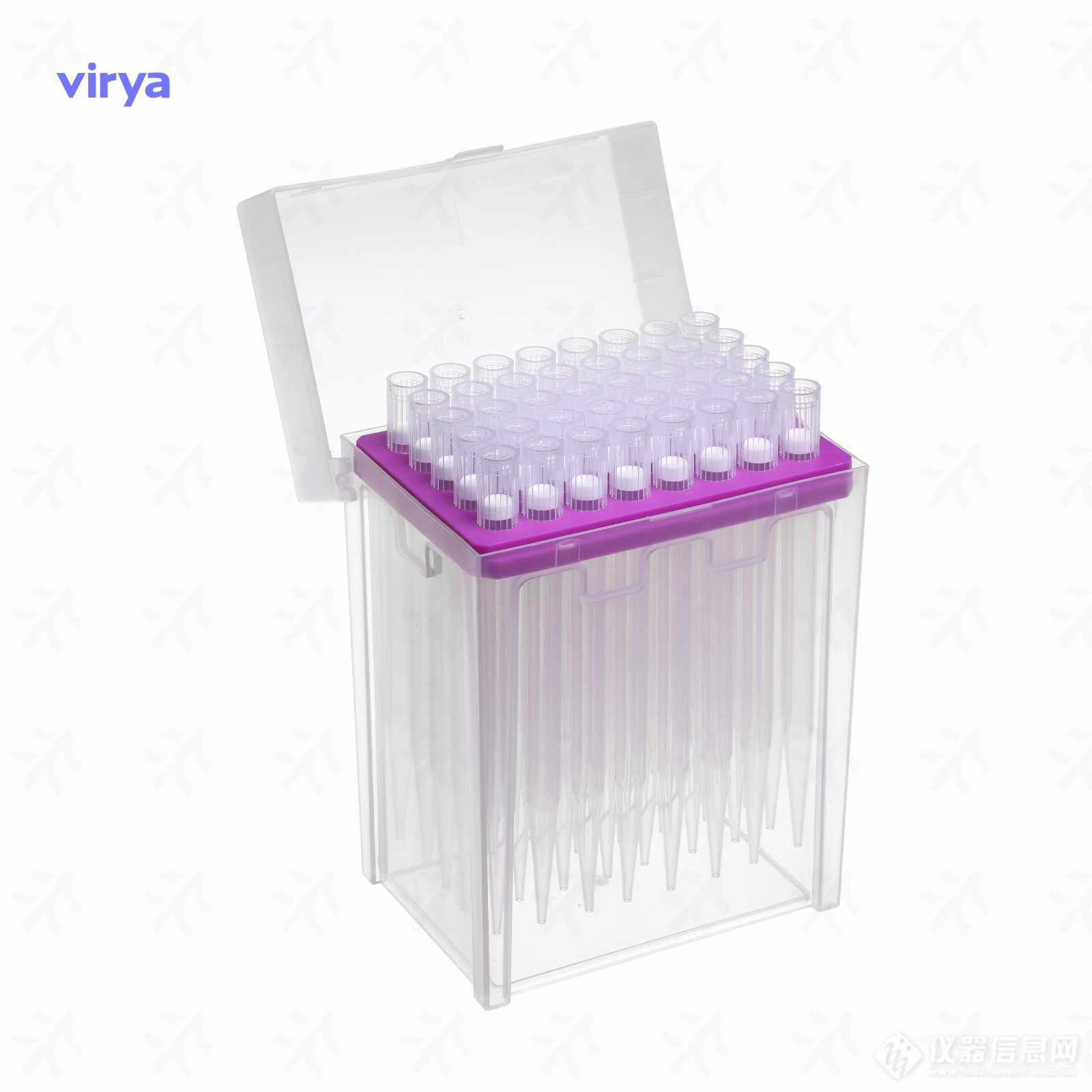 Virya™ Vitip™ 50μl吸头,滤芯盒装灭菌,96支/盒,50盒/箱
