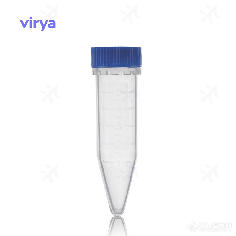 Virya™ 5.0ml离心管旋盖、锥底、灭菌、袋装,100支/袋,1000支/箱