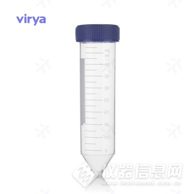 Virya™ 50ml离心管旋盖、锥底、灭菌、橙色盖，袋装，25支/袋,500支/箱