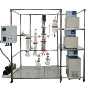 短程分子蒸馏仪AYAN-F100多效刮膜式蒸馏装置