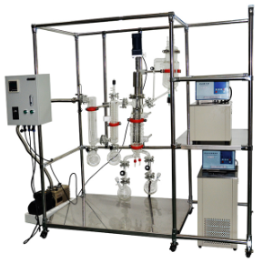 短程分子蒸馏仪AYAN-F100多效刮膜式蒸馏装置