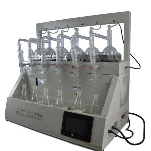 川昱仪器制冷型一体化蒸馏仪CHZL-6ZS全自动氨氮蒸馏装置