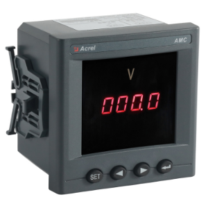 安科瑞AMC96L-AI/KC液晶显示电流表 开关量输入输出 RS485通讯 开孔尺寸88*88 
