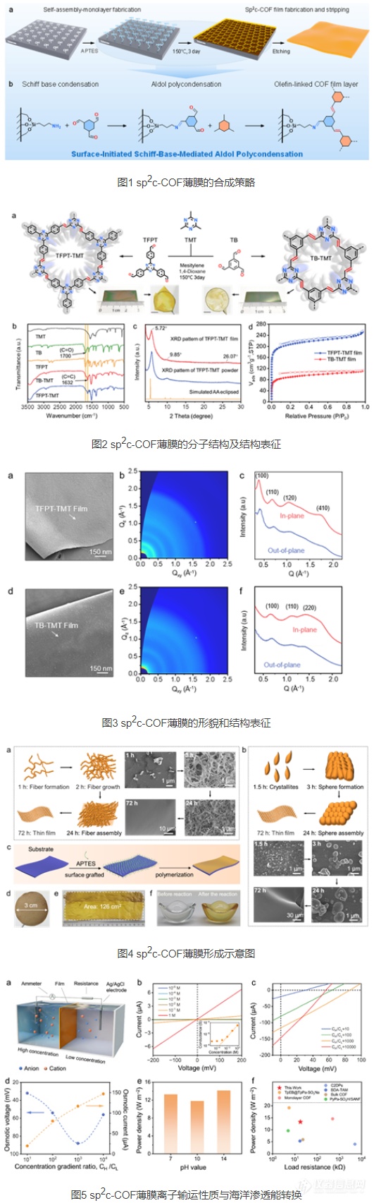 宁波材料所在sp2c-COFs薄膜制备及海洋能源器件方面取得进展