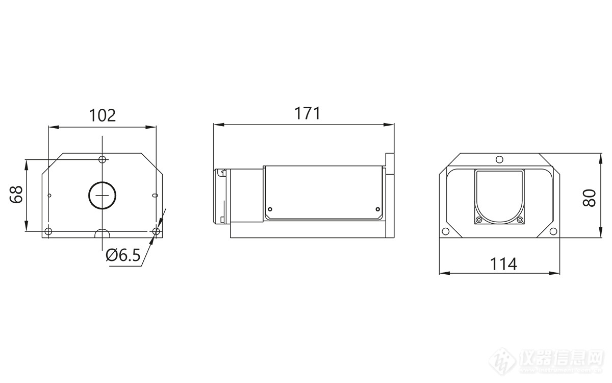 Outline drawing and dimensions of 3 mm fiber bundle