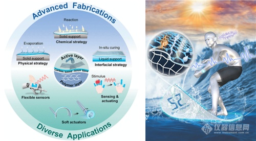 宁波材料所发表文章表明碳基Janus薄膜在柔性智能设备中的应用
