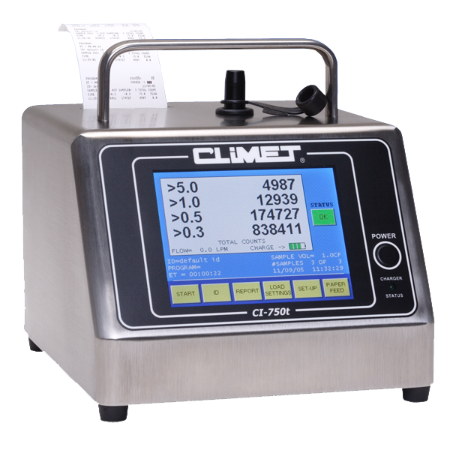 粒子计数器 | CLiMET CI-750 粒子计数器 空气尘埃粒子计数器