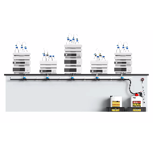 滤启科技4simple实验室HPLC废液管路集中收集系统液位报警装置