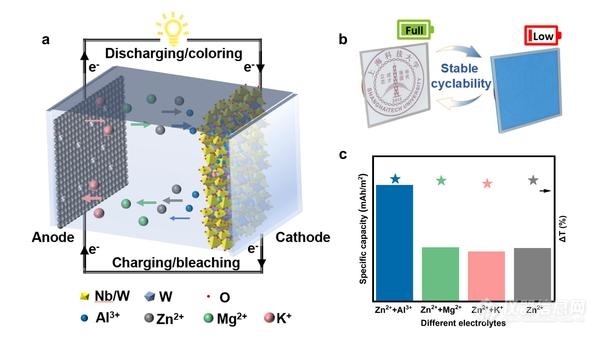 上科大团队在电致变色和固态锂金属电池领域取得新进展