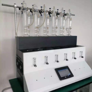 川昱仪器氮气循环二氧化硫测定仪一体式加酸加碱蒸馏器