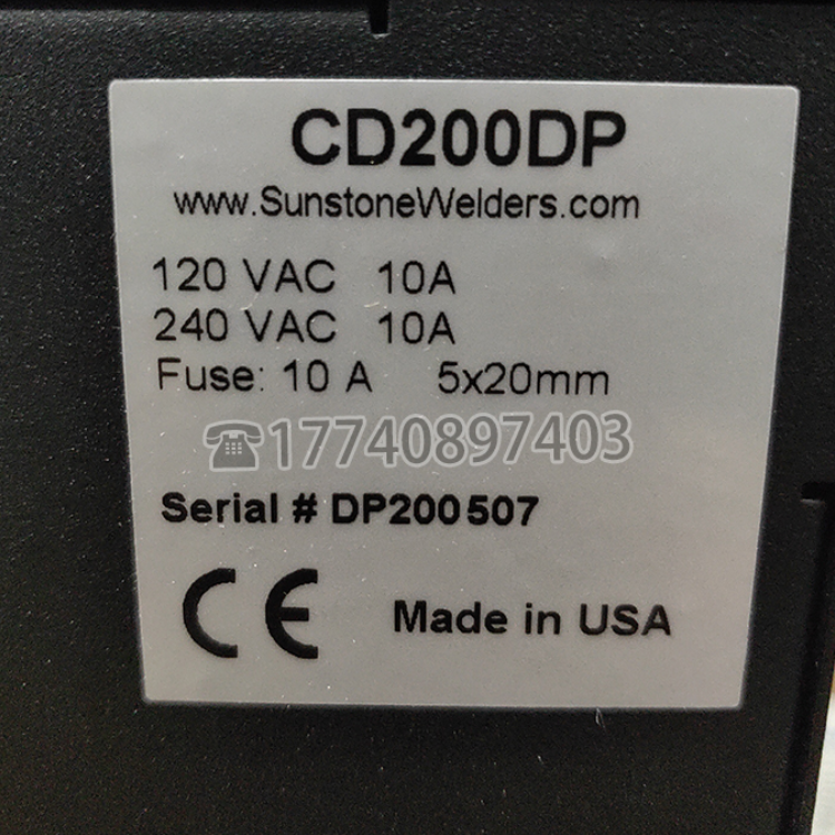美国Sunstone CD200DP 点焊机，电阻焊机，