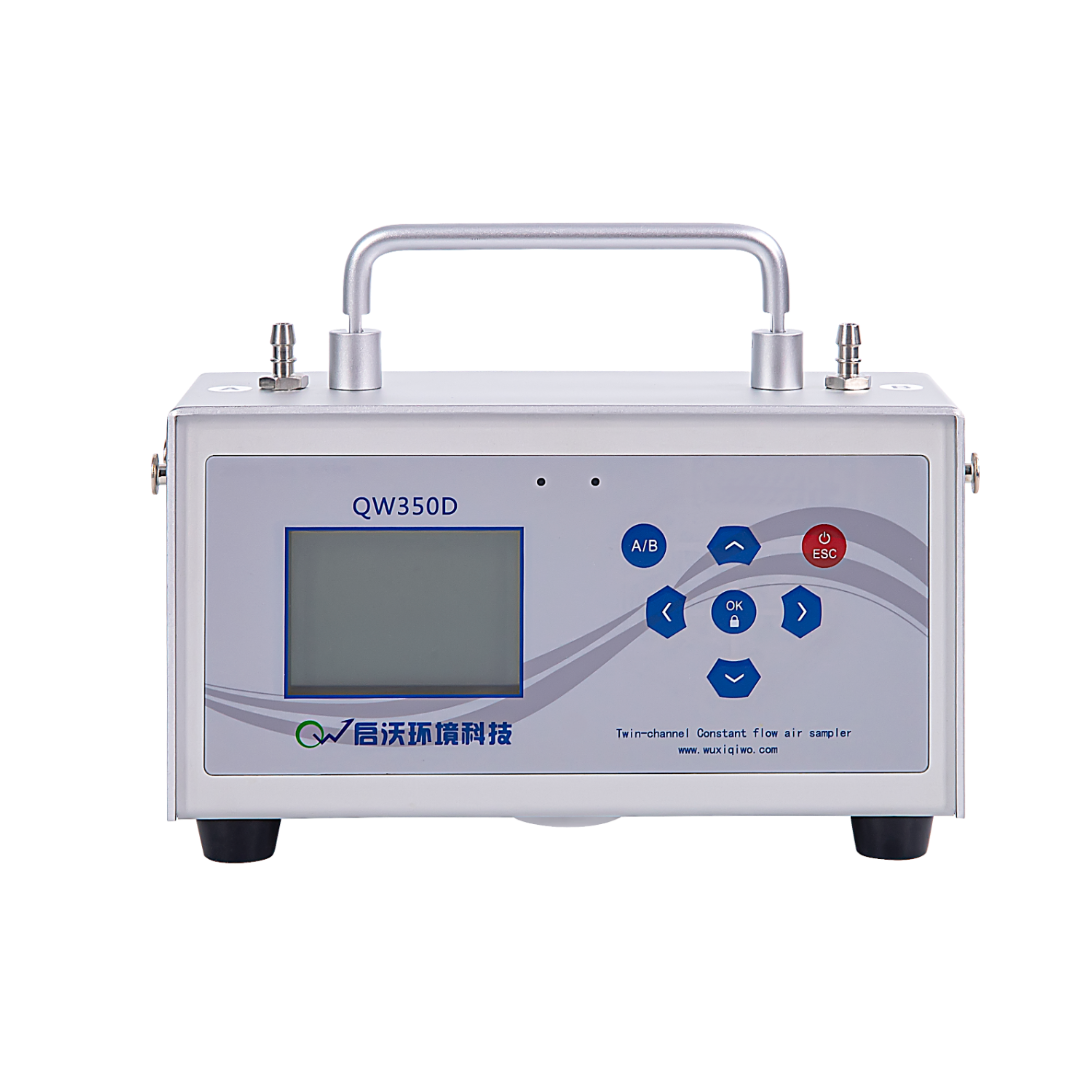 启沃QW350D双路空气采样器（恒流、防爆）