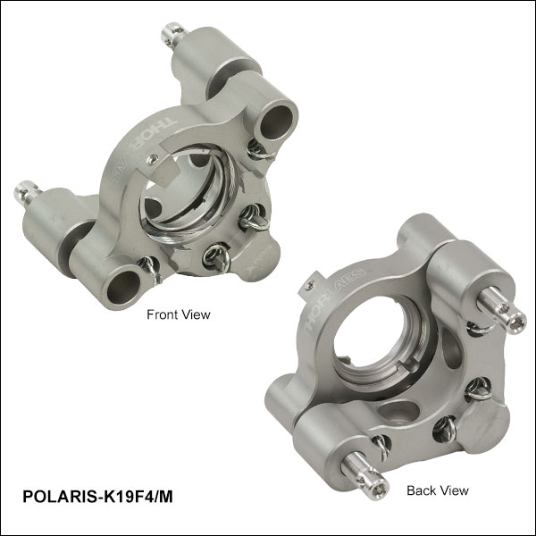 Polaris®低变形光学调整架，用于Ø19mm光学元件