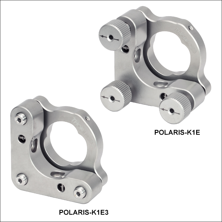 Polaris® Ø1英寸光学调整架，一体式挠性臂固定光学元件