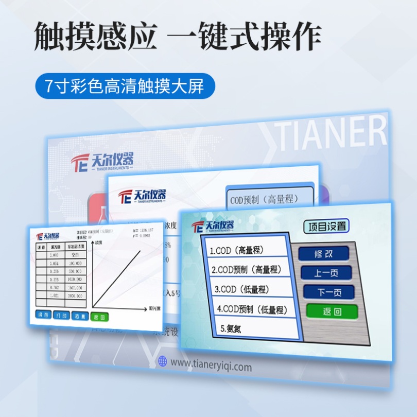  实验室台式水质分析仪 天尔TE-5903