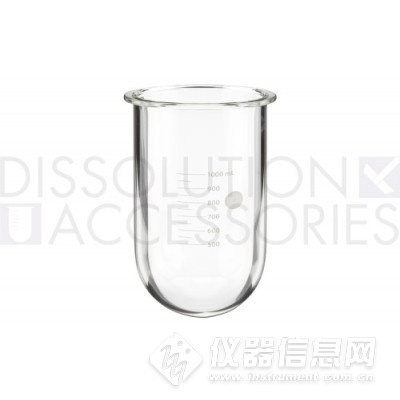 PROSENSE+Vessels/高精度溶出杯 用于Sotax的1000ml高精度透明溶出杯