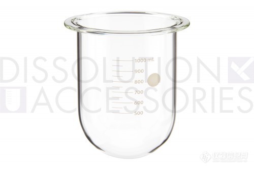 PROSENSE+Vessels/高精度溶出杯 用于Copley的1000ml高精度透明玻璃溶出杯