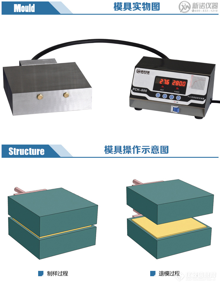 新诺电加热模具示意图