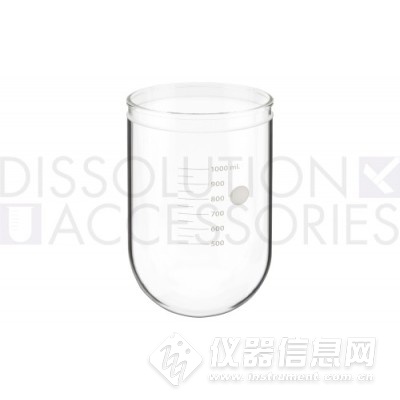 PROSENSE+Vessels/高精度溶出杯+ 1000ml高精度透明溶出杯，适用于磁力项圈