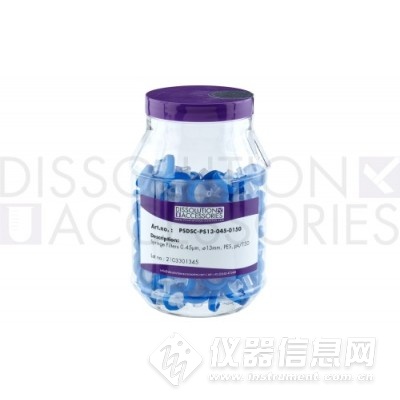 PROSENSE+Syring Filters/针式过滤器 PSDSC-PS13-045-0150 0.45&micro;m, &oslash;13mm, (Jar/150)