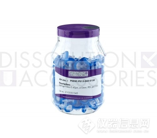 PROSENSE+Syring Filters/针式过滤器 PSDSC-PS13-045-0150 0.45&micro;m, &oslash;13mm, (Jar/150)