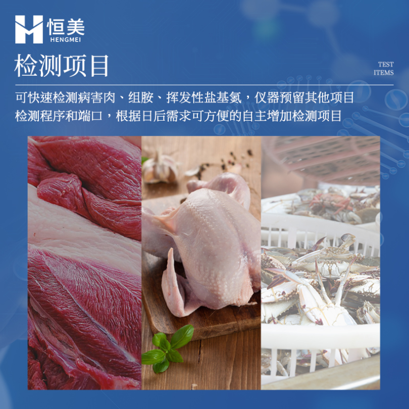 畜肉或水产品变质检测设备