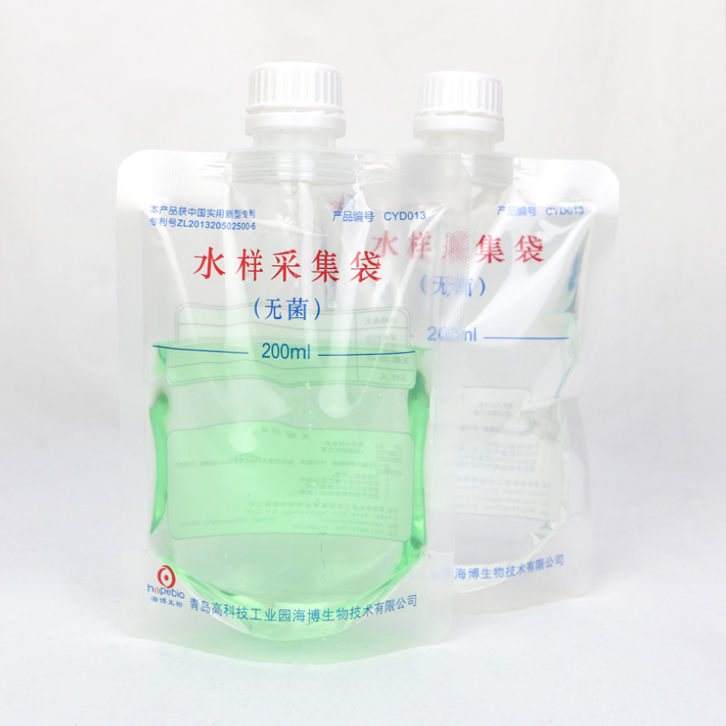 无菌水样采集袋（200ml）Water Aseptic Sampling Bag CYD013 10只/袋*15/箱
