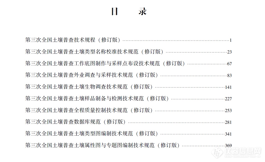 土壤指标检测方法全公布！第三次全国土壤普查技术规程规范(修订版)发布