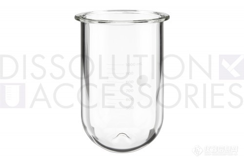 PROSENSE+Standard Vessels/标准溶出杯 用于Logan的1000ml透明玻璃PEAK溶出杯