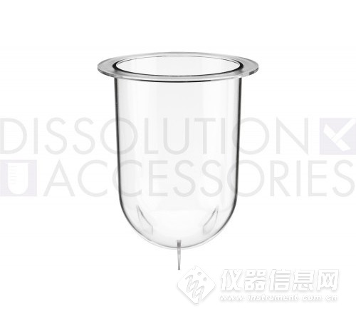 PROSENSE+Standard Vessels/标准溶出杯 1000mL Clear plastic footed vessel for Distek