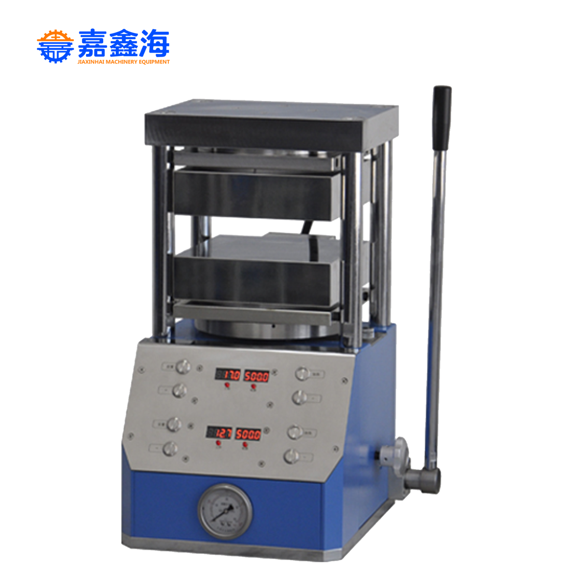 嘉鑫海 JPC-600DG 500度双平板电加热压片机
