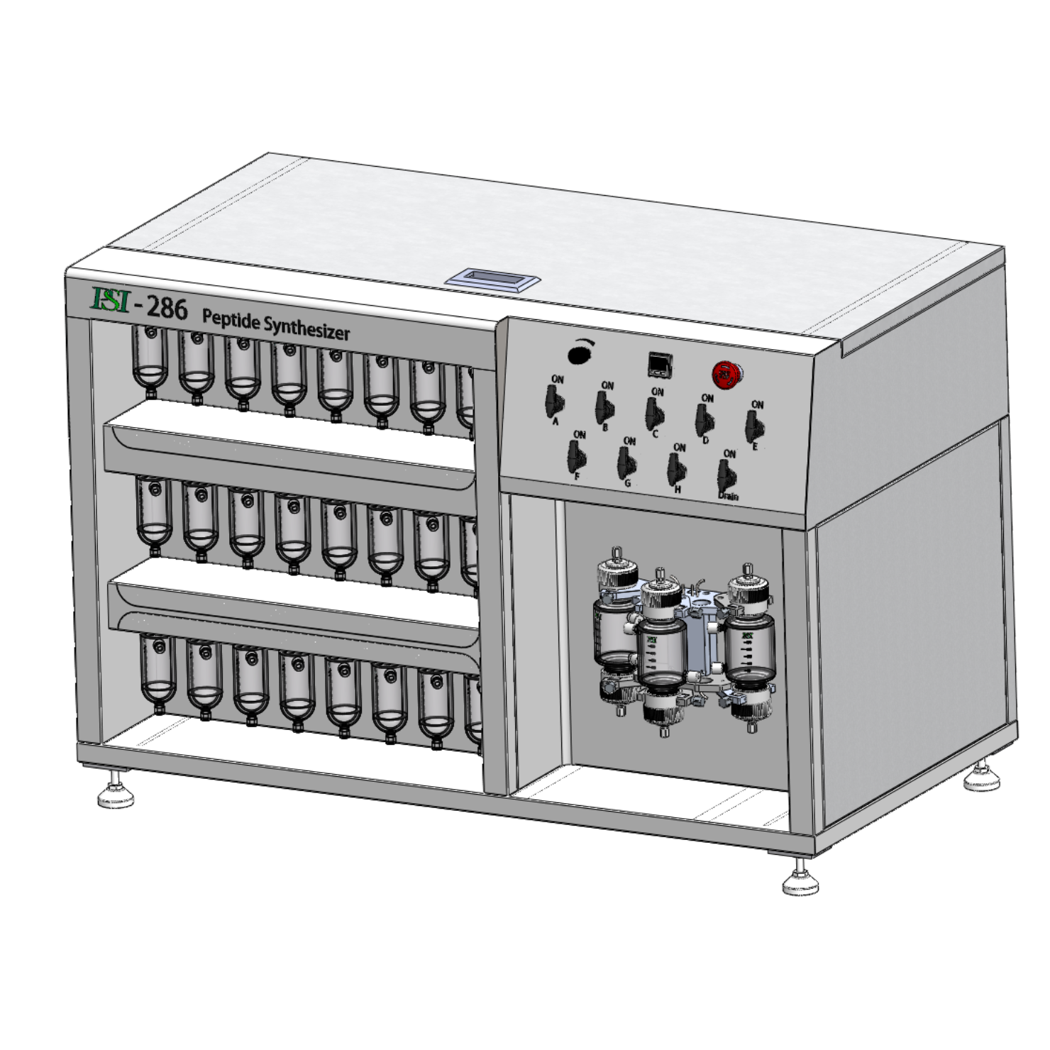 DL-PSI全自动多肽合成仪286单通道/三通道研发型