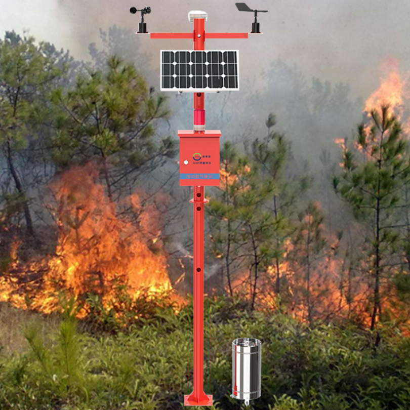 林区防火小型气象站 森林火灾在线监测预警系统