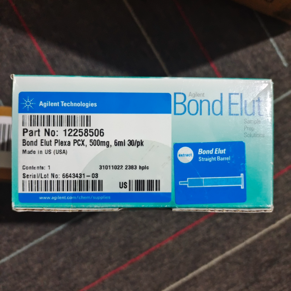 12258506Bond Elut Plexa PCX 是一种非极性/阳离子交换SPE柱安捷伦