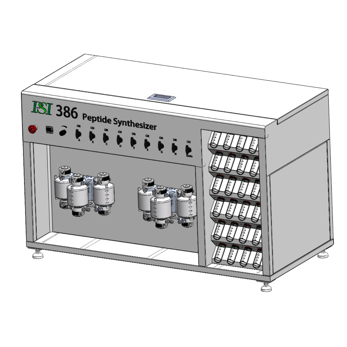 DL-PSI全自动多肽合成仪386六通道研发型