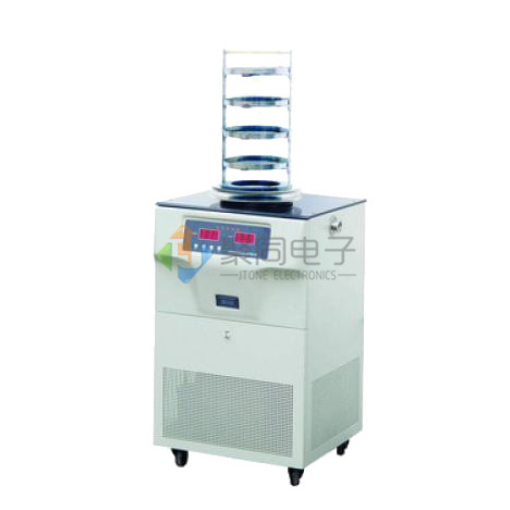 实验室冷冻干燥机FD-1B-50不锈钢冷阱台面