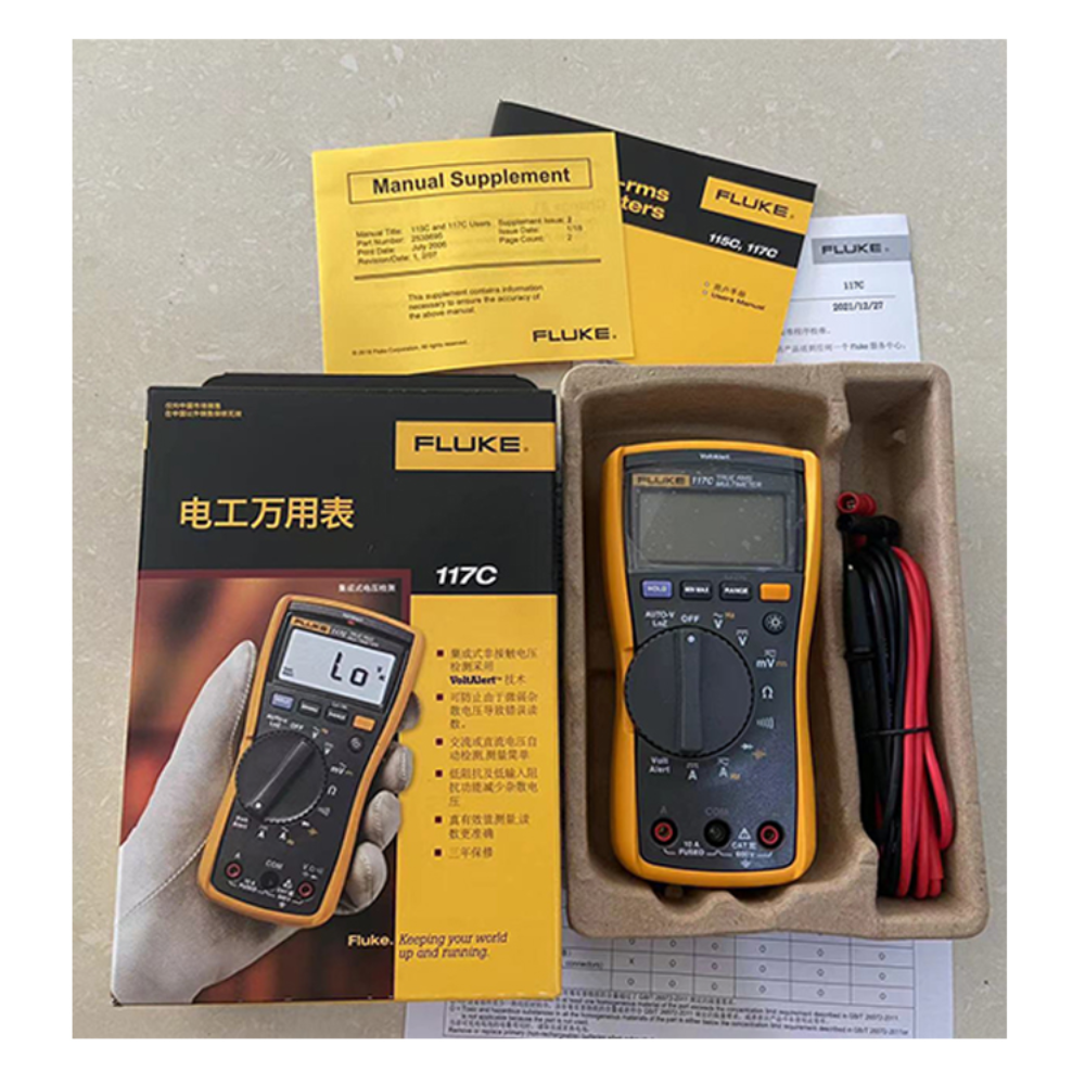 福禄克Fluke117C手持非接触式电压测量万用表