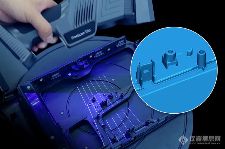智能自定位 创领高效率 FreeScan Trio 三目激光手持三维扫描仪