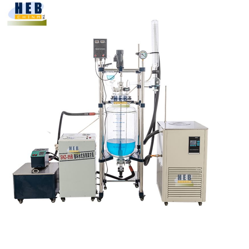 HEB-150L双层玻璃反应釜西安禾普生物科技有限公司