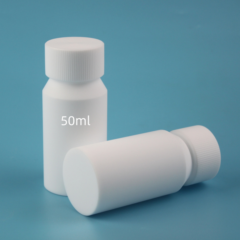 白色聚四氟乙烯试剂瓶F4取样瓶样品瓶PTFE250ml500ml医药用