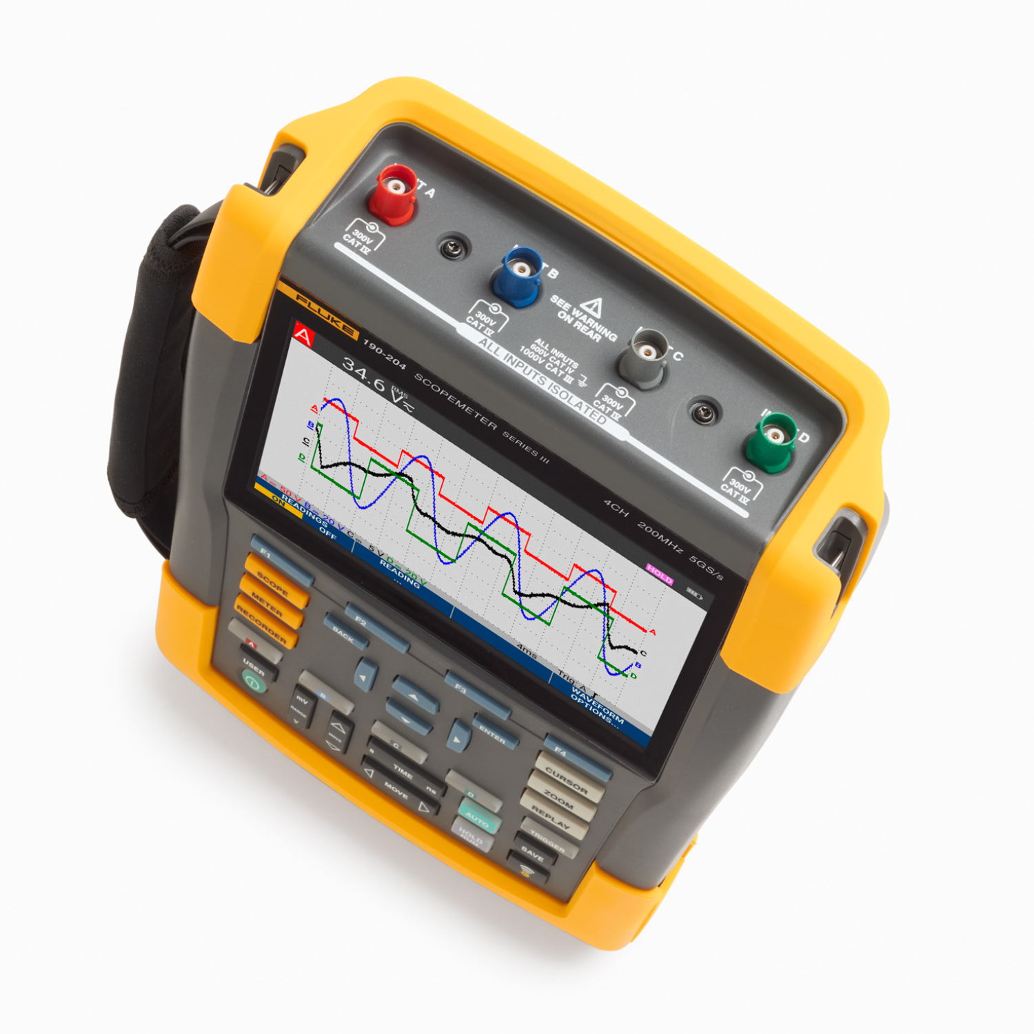 Fluke-190-204 ScopeMeter®彩色数字示波表