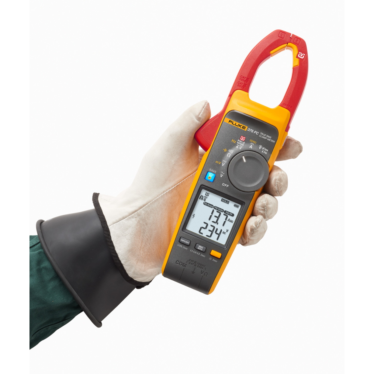 Fluke 378FC谐波与能效筛查钳表