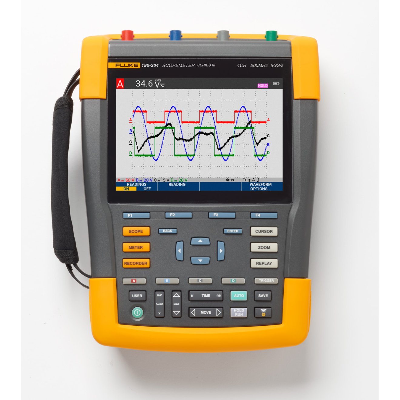 Fluke-190-204 ScopeMeter®彩色数字示波表