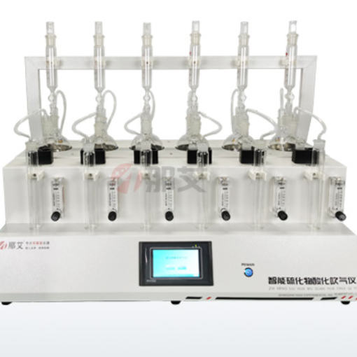 全自动硫化物酸化吹气仪,HJ 1226—2021水质硫化物的测定,自动加酸自动氮吹时间控制