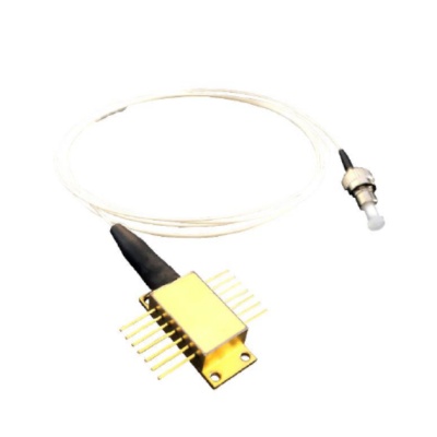 520nm/525nm/532nm 40mW 14-Pin蝶形单模光纤耦合激光器模块/单模尾纤激光二极管