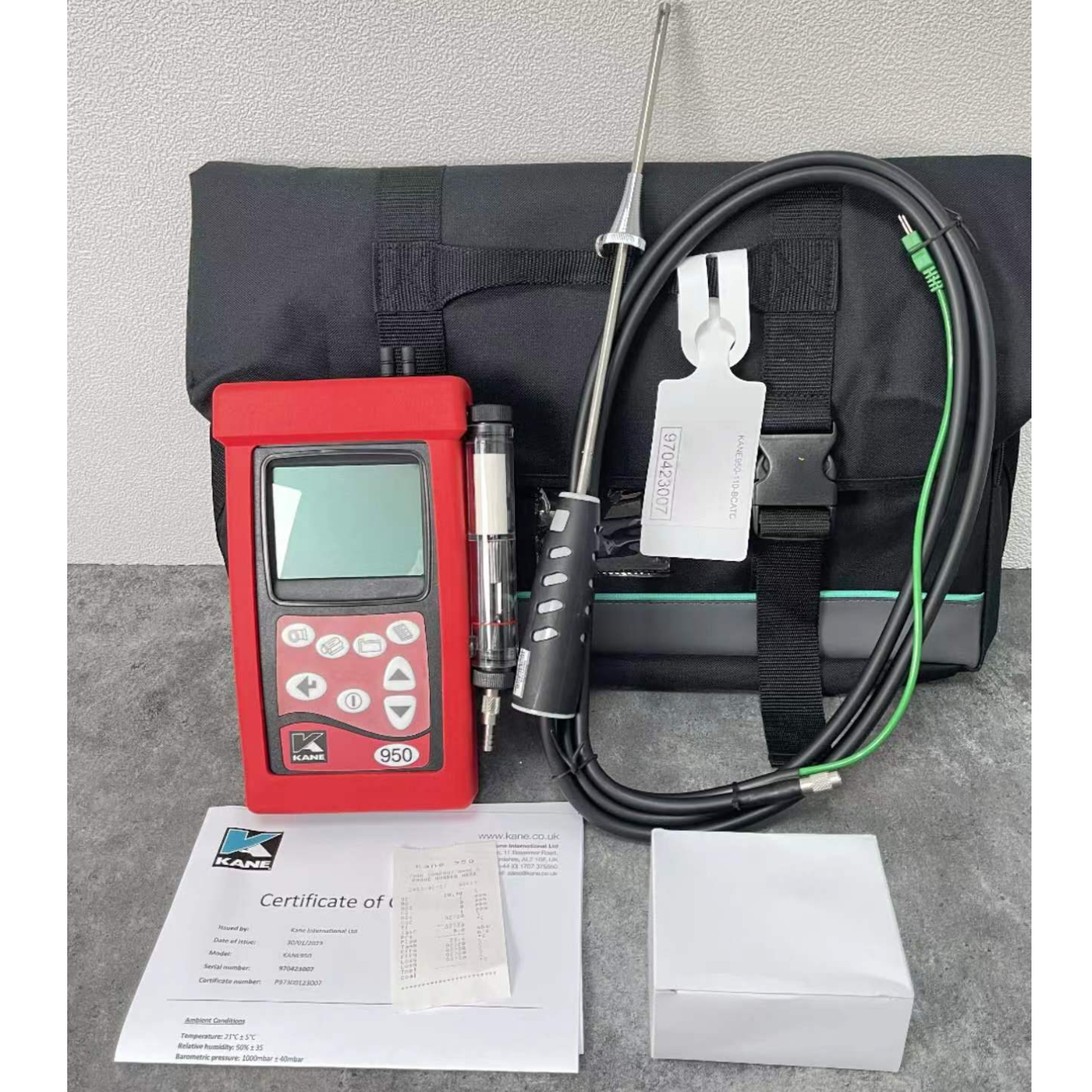 手持式英国凯恩KANE950烟气分析仪氮氧化合物检测仪